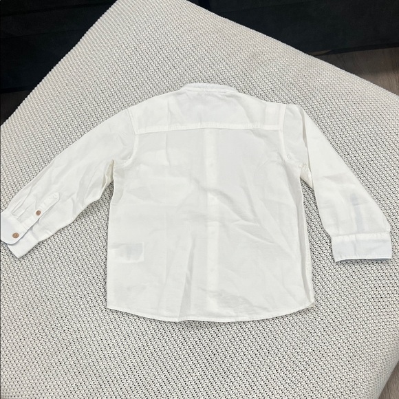 H&M White Button Down Kids Shirt - Picture 7 of 10